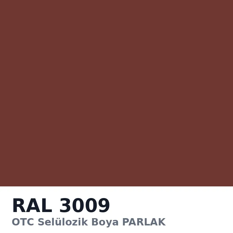 OTC Selülozik Boya PARLAK 18kg RAL3009