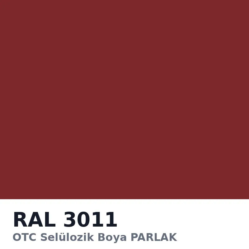 OTC Selülozik Boya PARLAK 18kg RAL3011