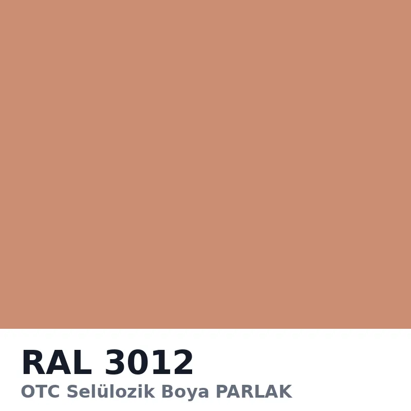 OTC Selülozik Boya PARLAK 18kg RAL3012