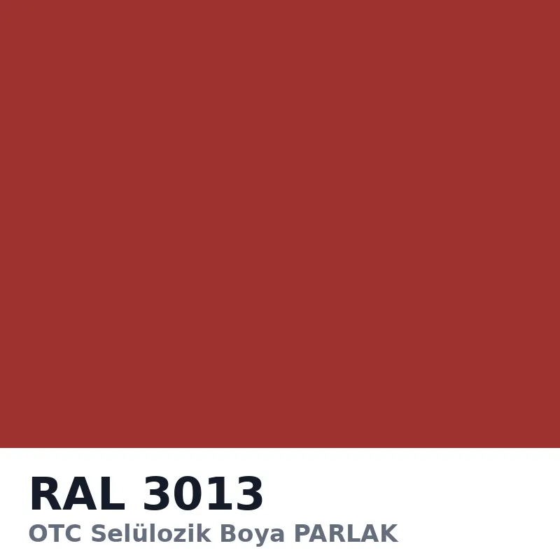 OTC Selülozik Boya PARLAK 18kg RAL3013
