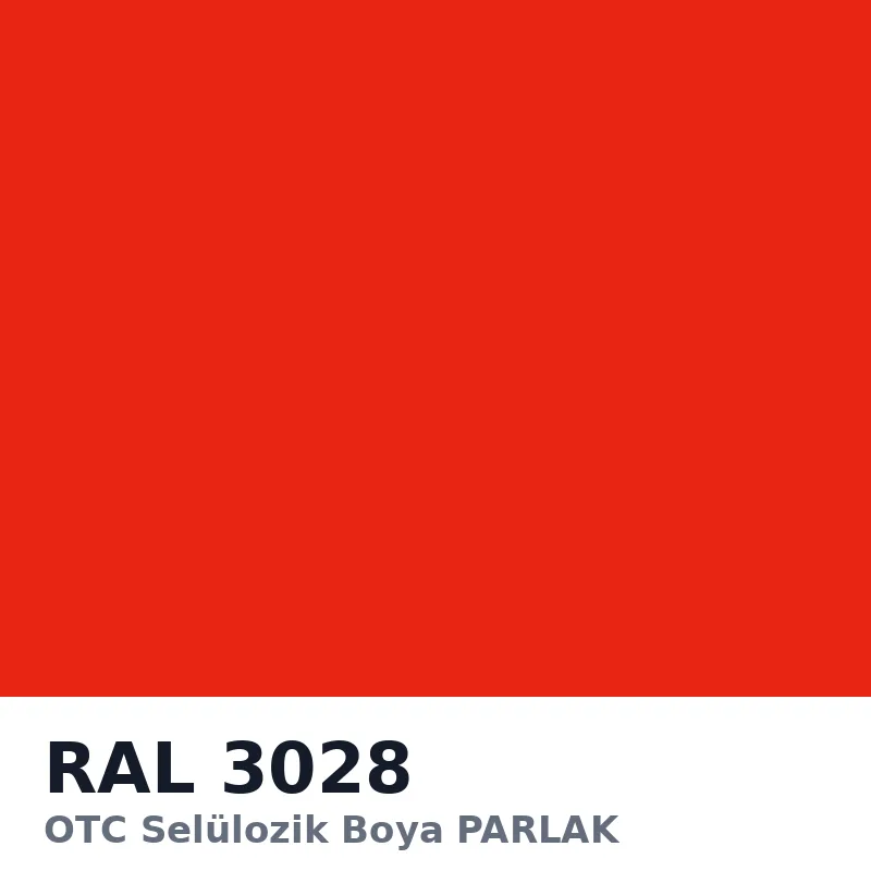OTC Selülozik Boya PARLAK 18kg RAL3028