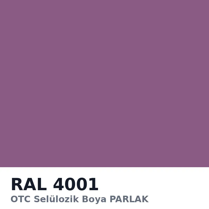 OTC Selülozik Boya PARLAK 18kg RAL4001