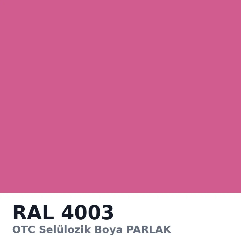 OTC Selülozik Boya PARLAK 18kg RAL4003