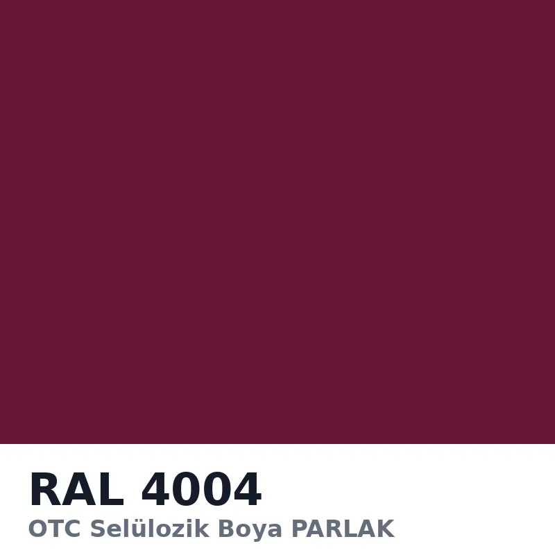 OTC Selülozik Boya PARLAK 18kg RAL4004