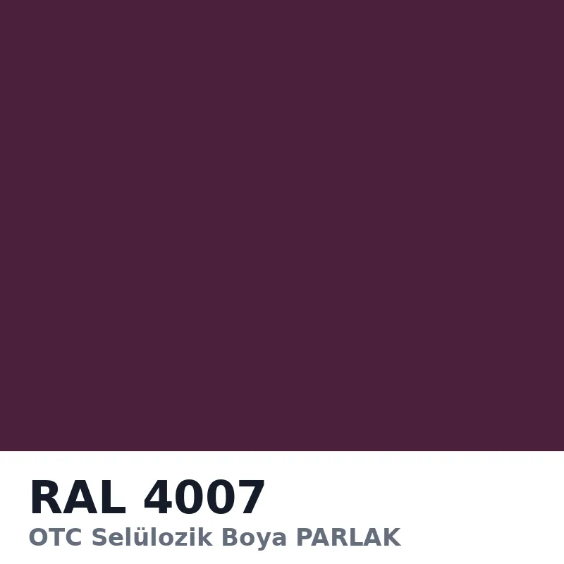 OTC Selülozik Boya PARLAK 18kg RAL4007