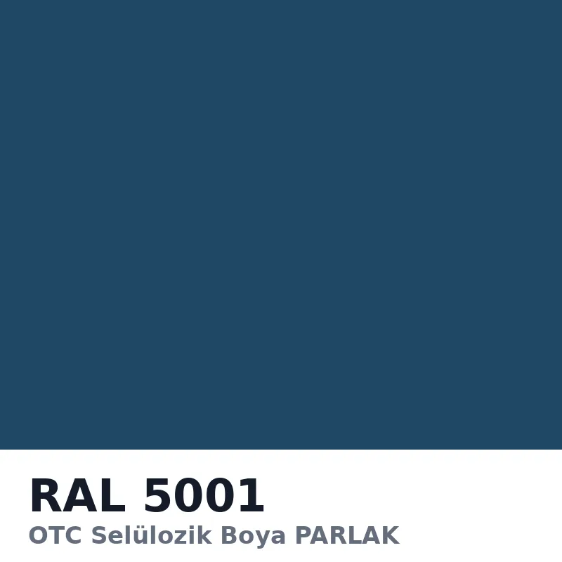 OTC Selülozik Boya PARLAK 18kg RAL5001
