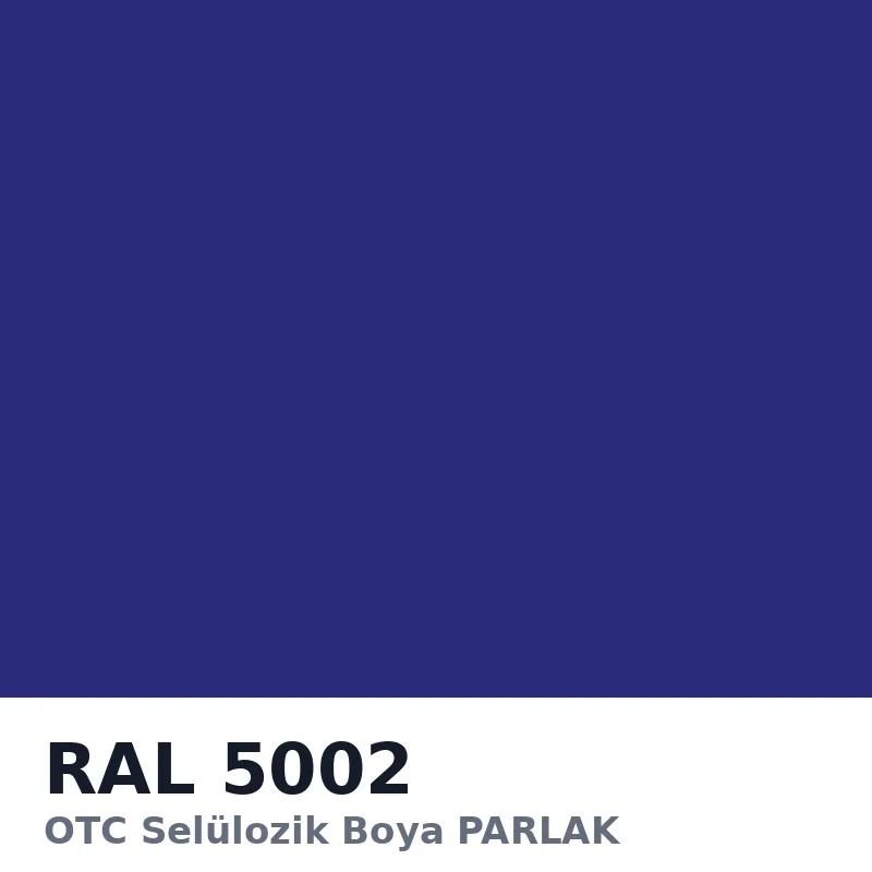 OTC Selülozik Boya PARLAK 18kg RAL5002