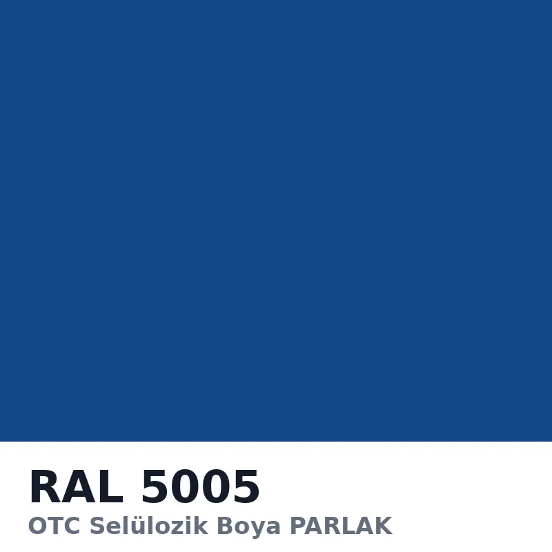 OTC Selülozik Boya PARLAK 18kg RAL5005