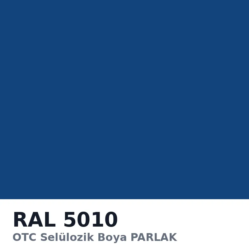 OTC Selülozik Boya PARLAK 18kg RAL5010