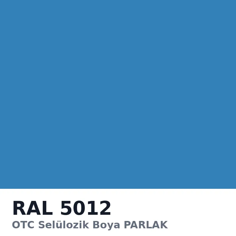 OTC Selülozik Boya PARLAK 18kg RAL5012