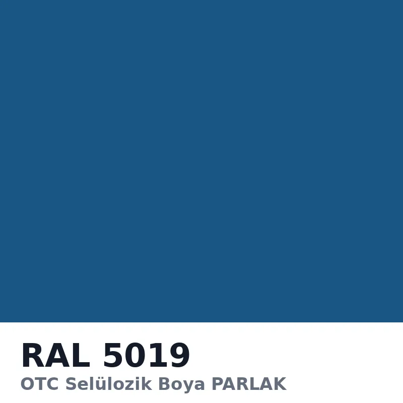 OTC Selülozik Boya PARLAK 18kg RAL5019
