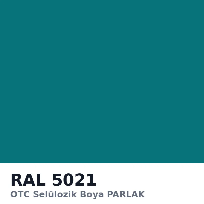 OTC Selülozik Boya PARLAK 18kg RAL5021