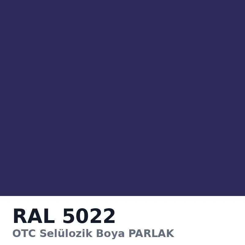 OTC Selülozik Boya PARLAK 18kg RAL5022