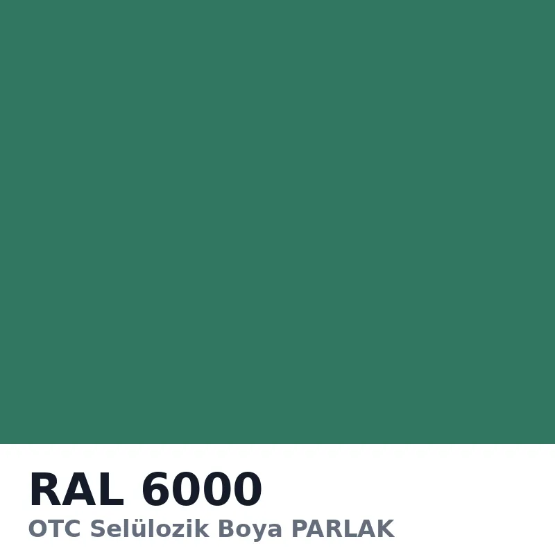 OTC Selülozik Boya PARLAK 16kg RAL6000