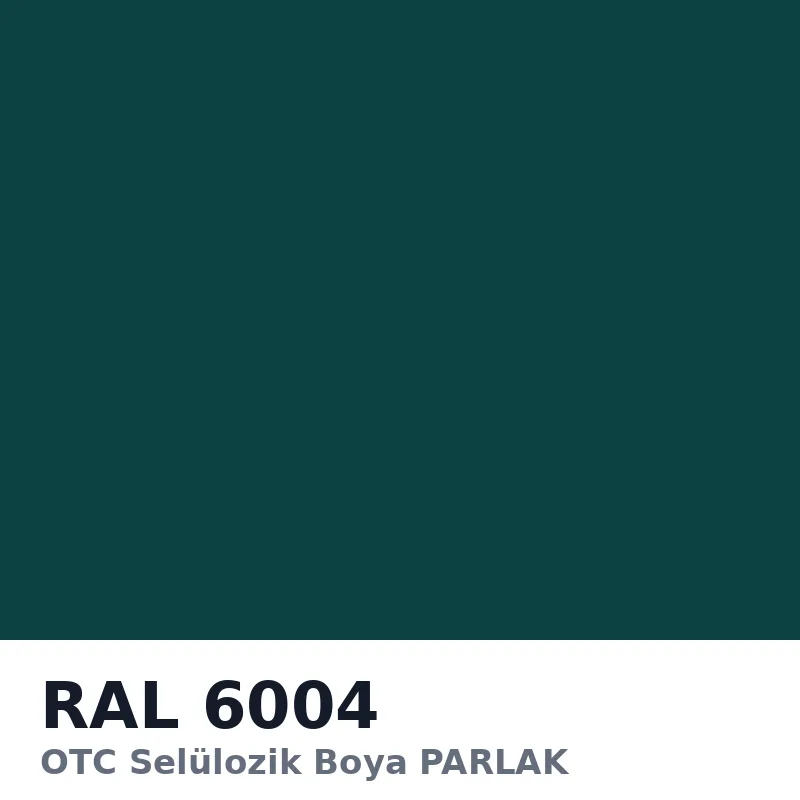 OTC Selülozik Boya PARLAK 18kg RAL6004