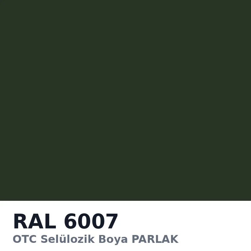 OTC Selülozik Boya PARLAK 18kg RAL6007
