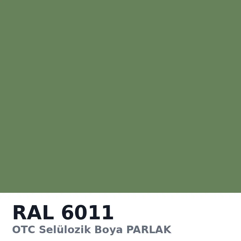 OTC Selülozik Boya PARLAK 18kg RAL6011