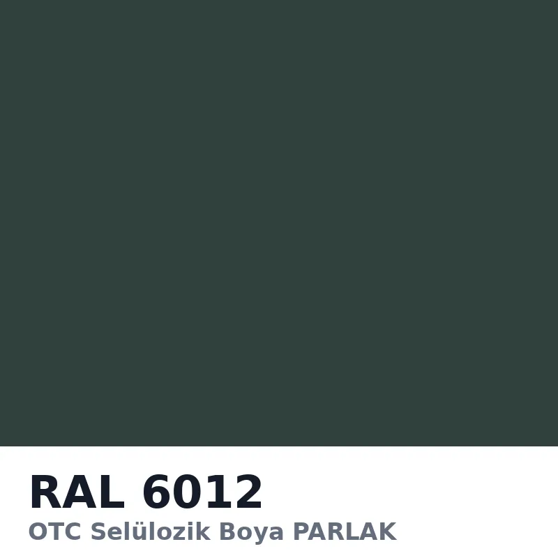 OTC Selülozik Boya PARLAK 18kg RAL6012