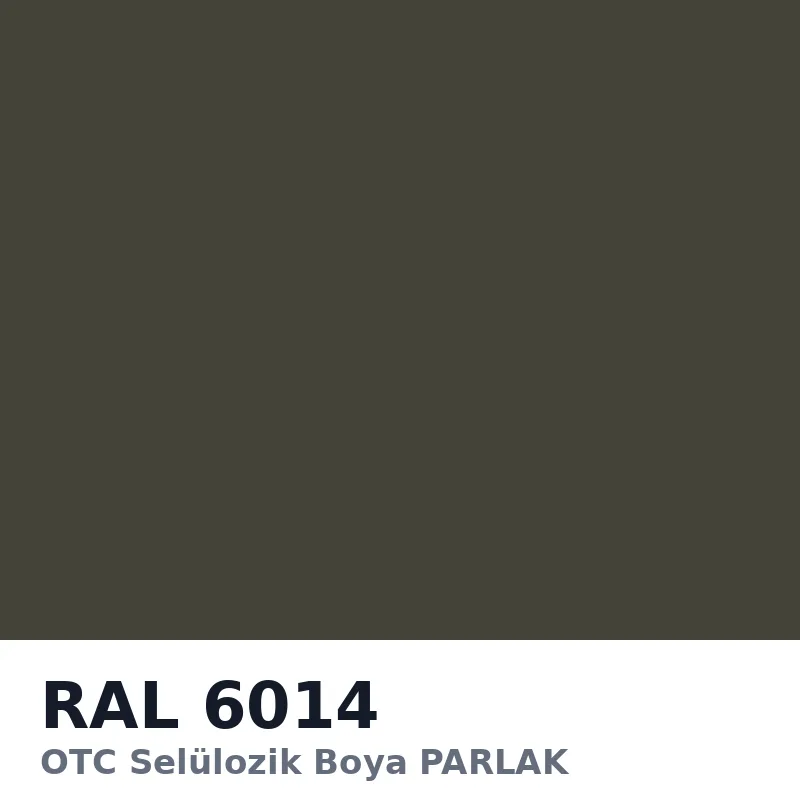 OTC Selülozik Boya PARLAK 18kg RAL6014
