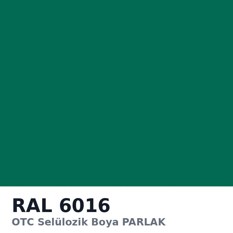 OTC Selülozik Boya PARLAK 18kg RAL6016