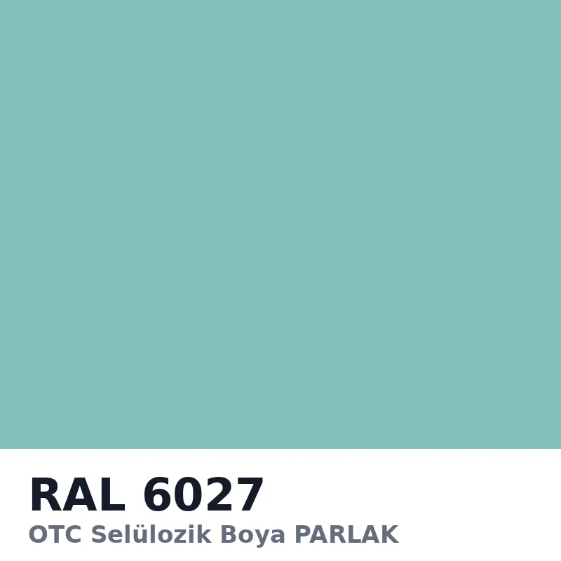 OTC Selülozik Boya PARLAK 18kg RAL6027
