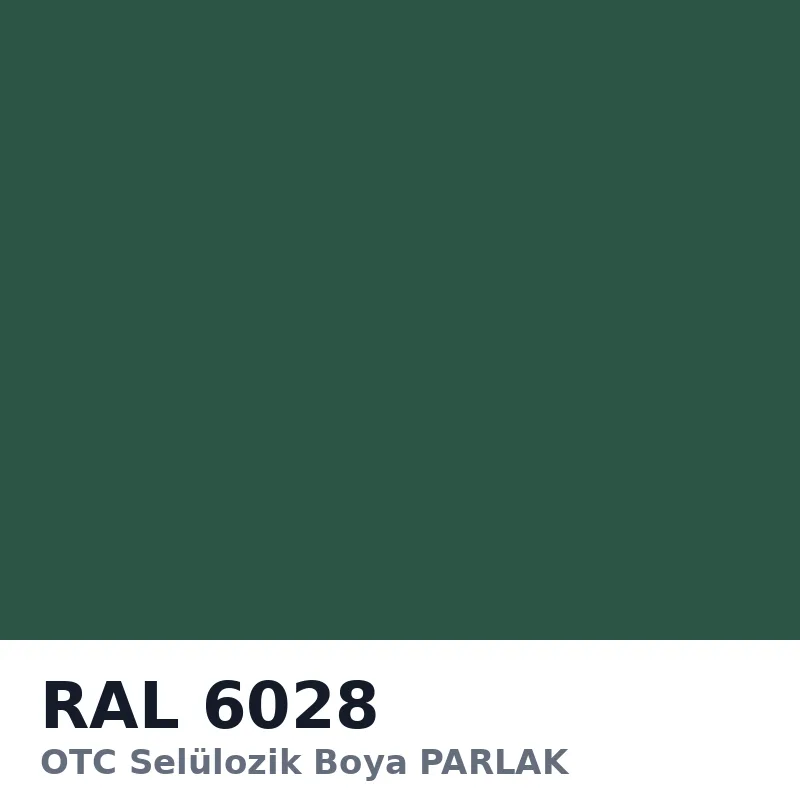 OTC Selülozik Boya PARLAK 18kg RAL6028