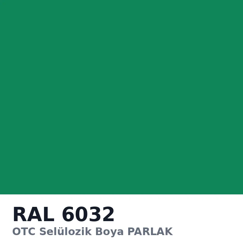 OTC Selülozik Boya PARLAK 18kg RAL6032