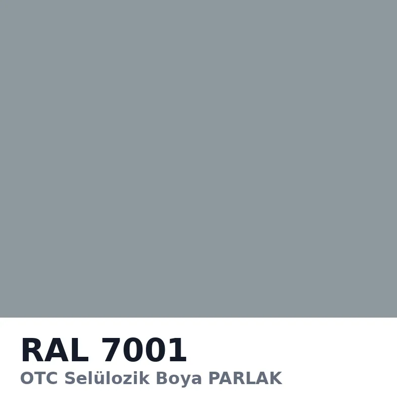 OTC Selülozik Boya PARLAK 18kg RAL7001
