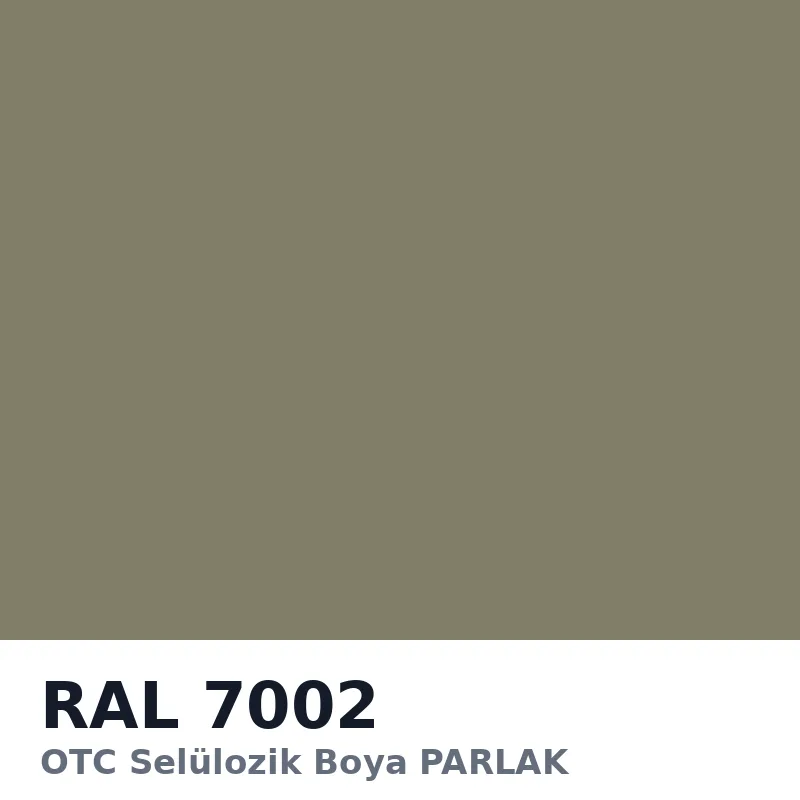 OTC Selülozik Boya PARLAK 18kg RAL7002