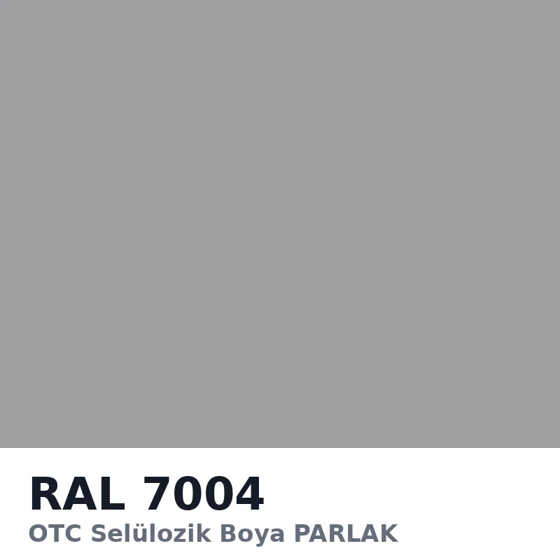 OTC Selülozik Boya PARLAK 18kg RAL7004