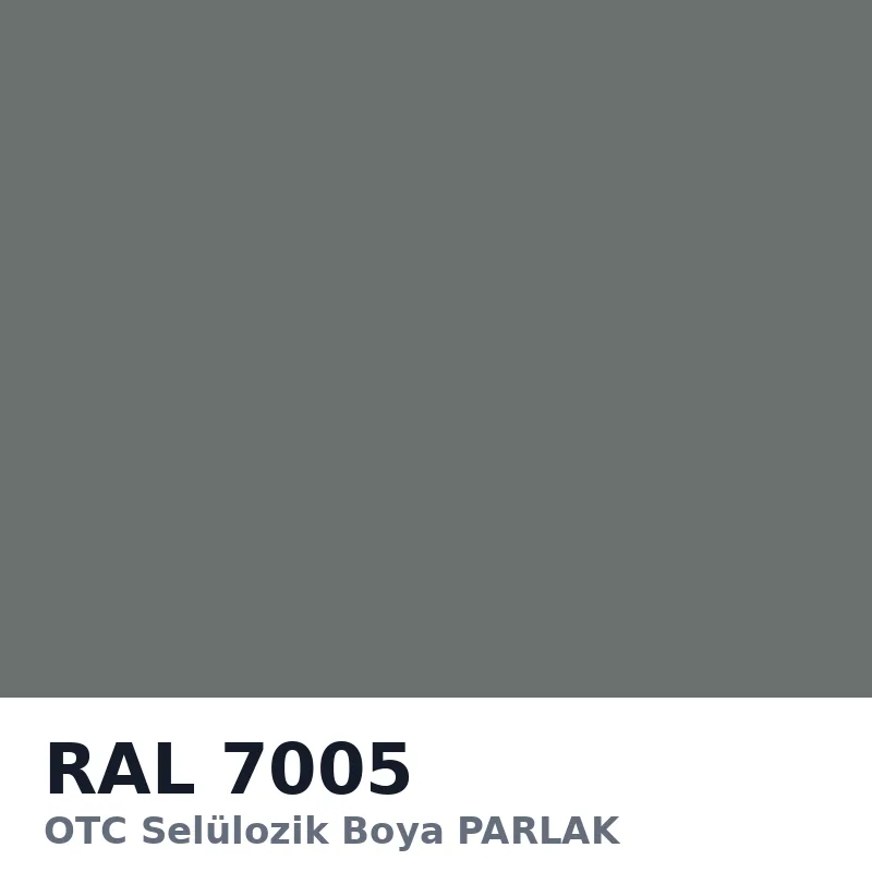 OTC Selülozik Boya PARLAK 18kg RAL7005