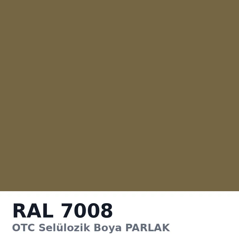OTC Selülozik Boya PARLAK 18kg RAL7008