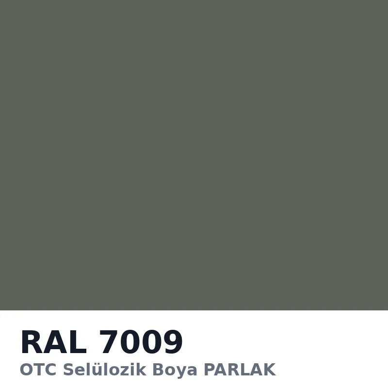 OTC Selülozik Boya PARLAK 18kg RAL7009