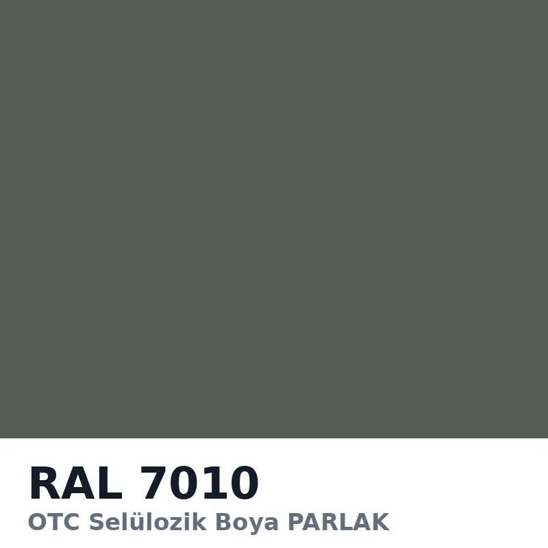 OTC Selülozik Boya PARLAK 18kg RAL7010