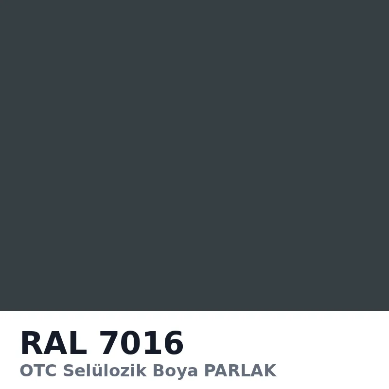 OTC Selülozik Boya PARLAK 18kg RAL7016