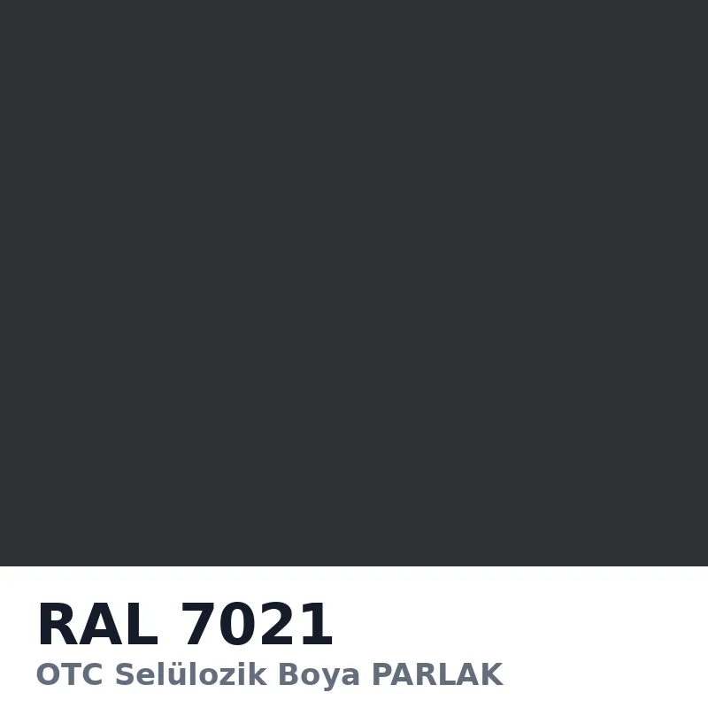 OTC Selülozik Boya PARLAK 18kg RAL7021