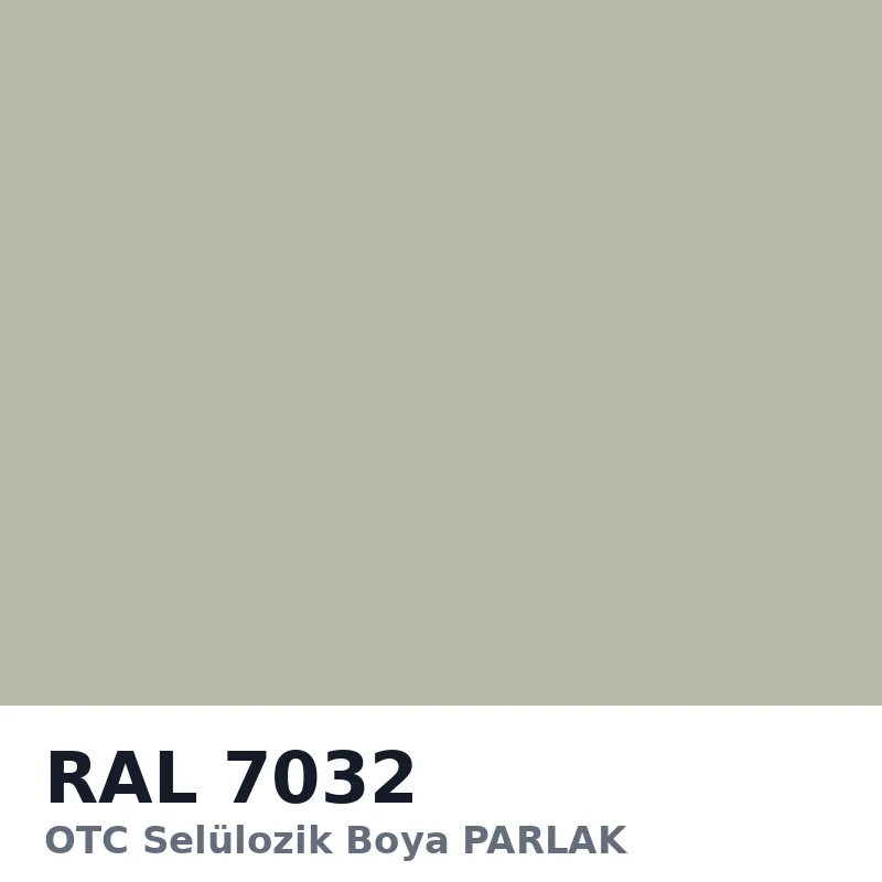 OTC Selülozik Boya PARLAK 18kg RAL7032