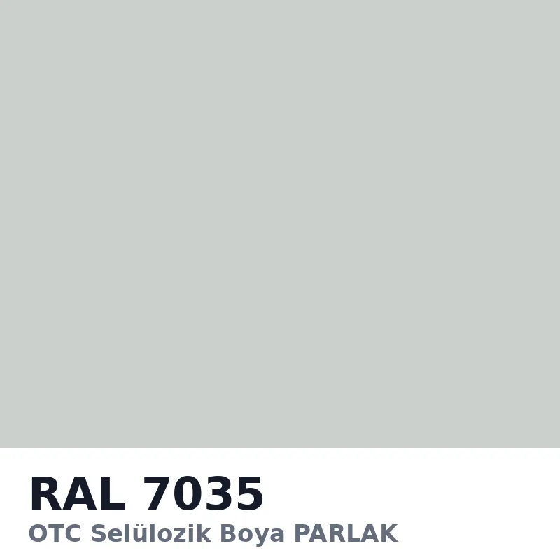 OTC Selülozik Boya PARLAK 18kg RAL7035