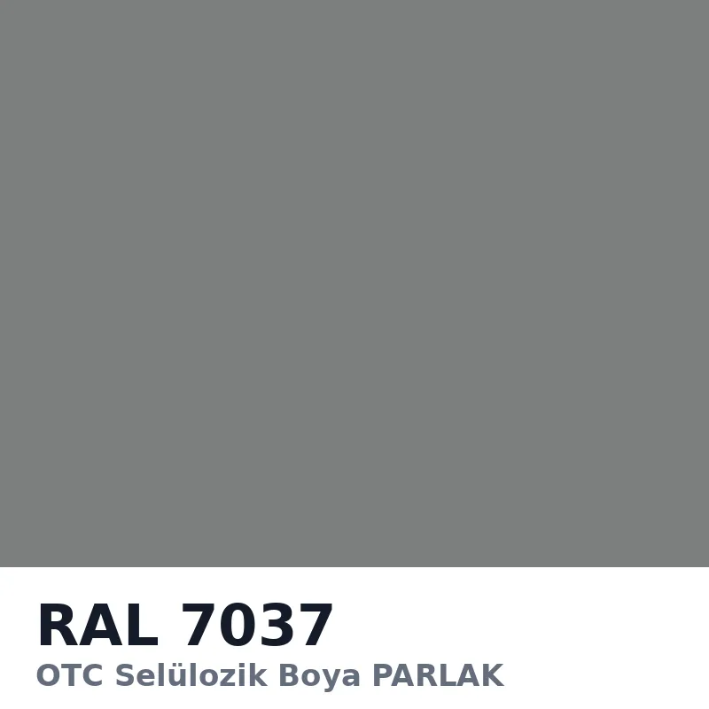 OTC Selülozik Boya PARLAK 18kg RAL7037
