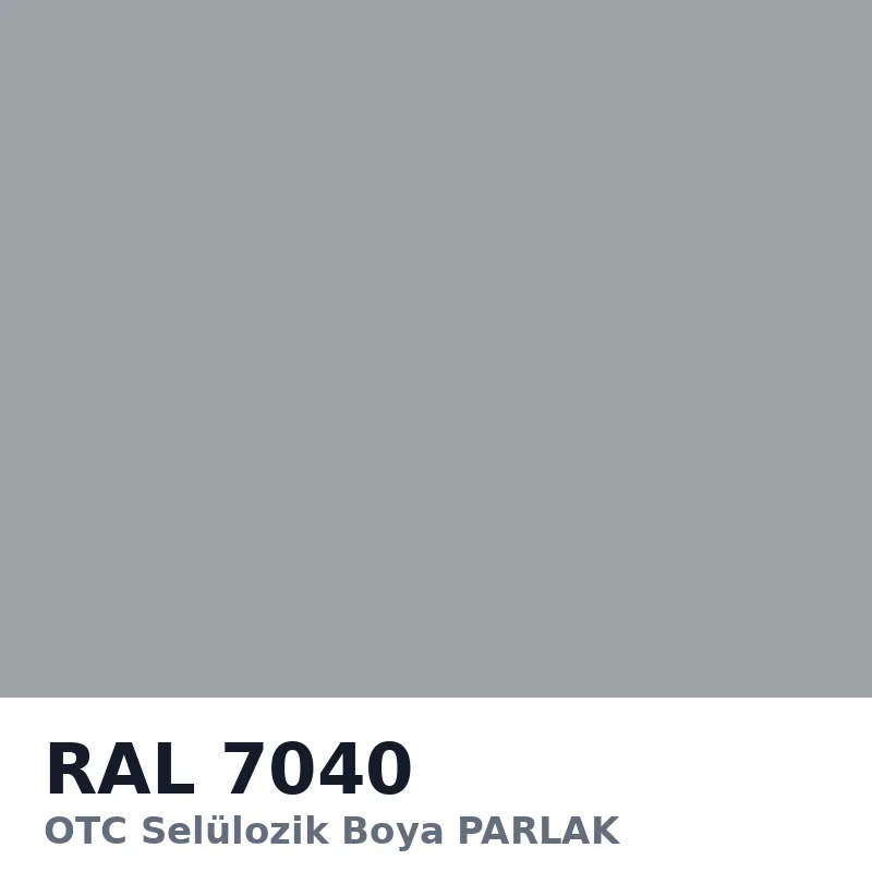 OTC Selülozik Boya PARLAK 18kg RAL7040