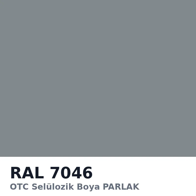 OTC Selülozik Boya PARLAK 18kg RAL7046