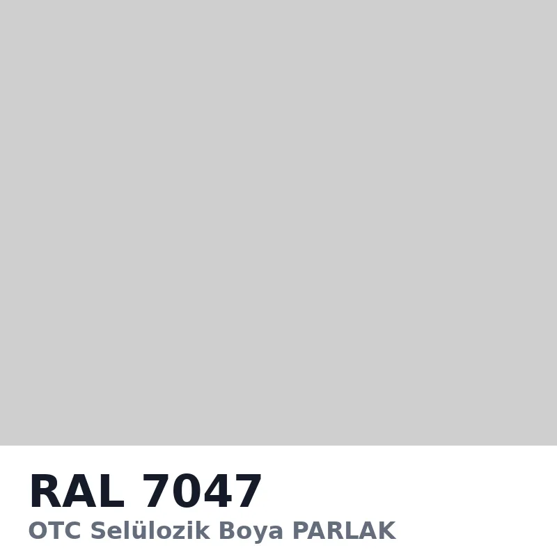 OTC Selülozik Boya PARLAK 18kg RAL7047