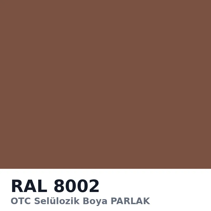 OTC Selülozik Boya PARLAK 18kg RAL8002