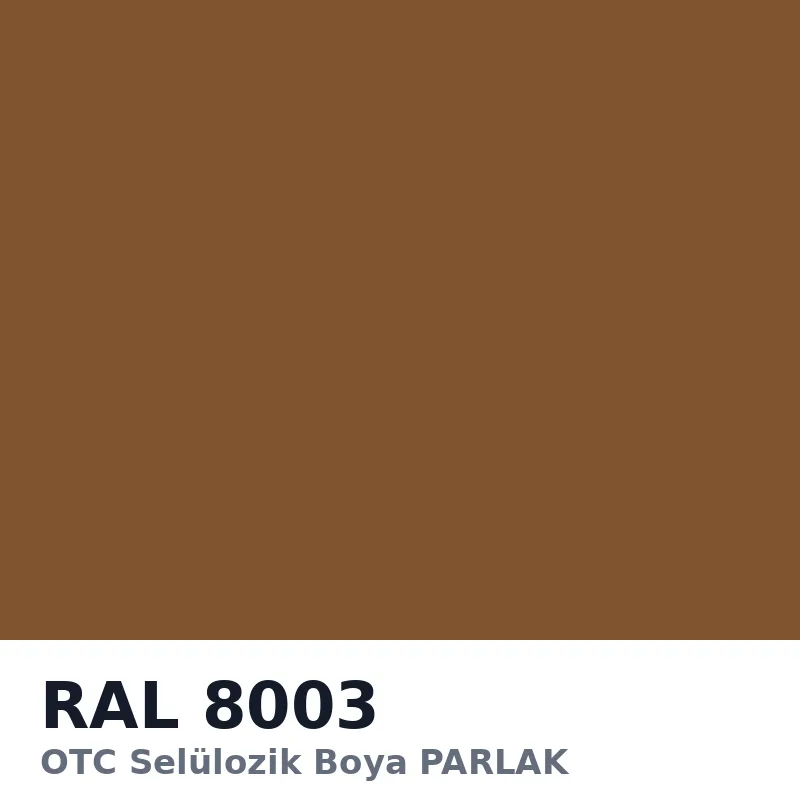 OTC Selülozik Boya PARLAK 18kg RAL8003