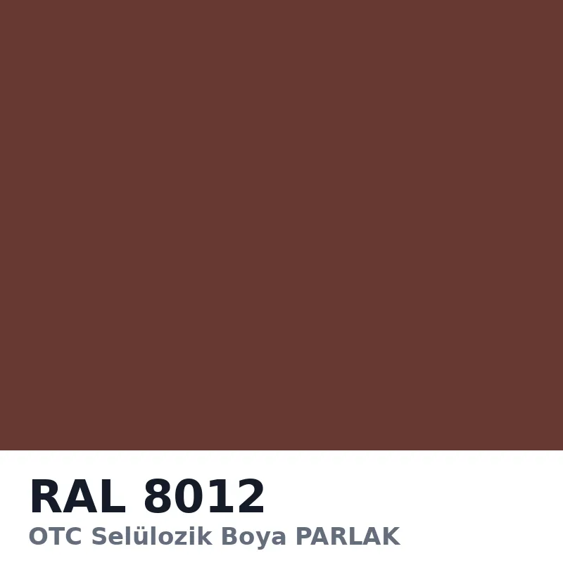 OTC Selülozik Boya PARLAK 18kg RAL8012