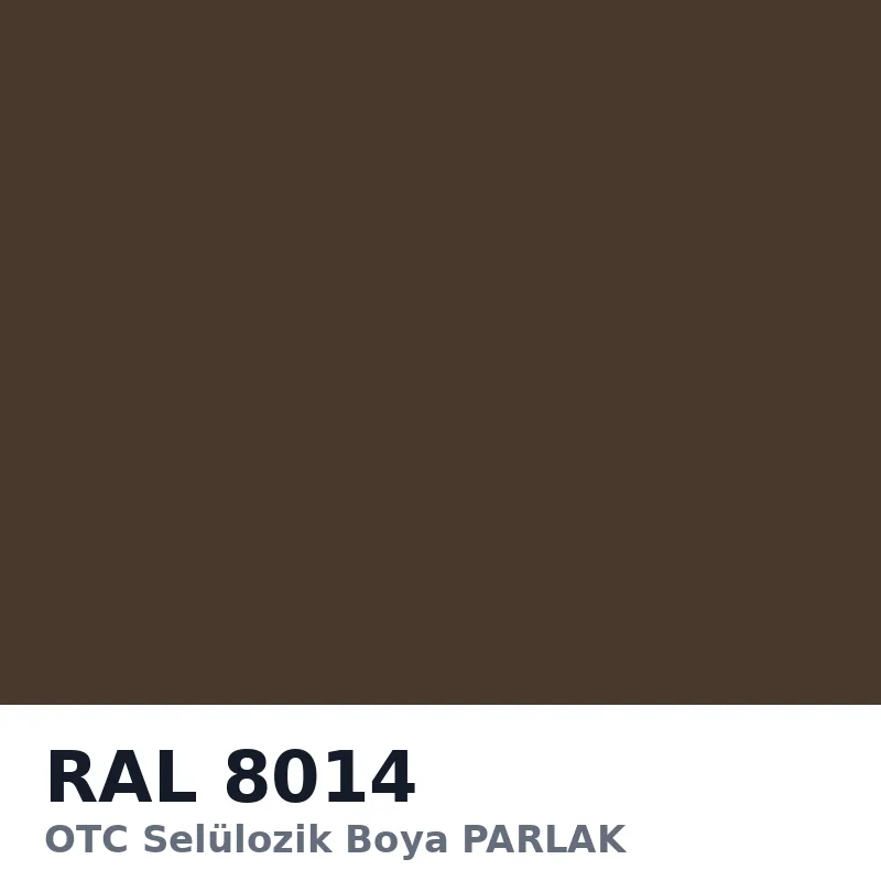 OTC Selülozik Boya PARLAK 18kg RAL8014