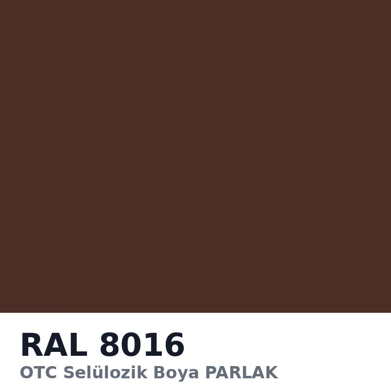 OTC Selülozik Boya PARLAK 15kg RAL8016