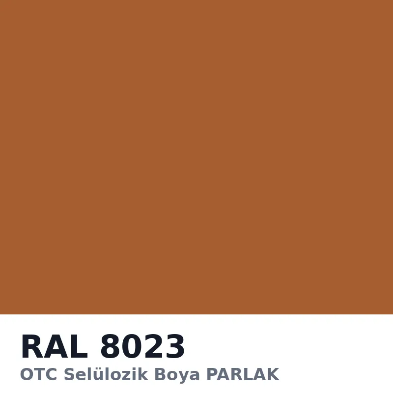 OTC Selülozik Boya PARLAK 18kg RAL8023