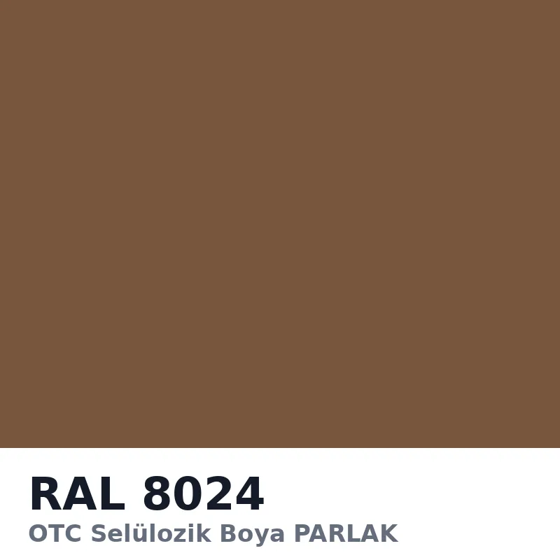 OTC Selülozik Boya PARLAK 18kg RAL8024