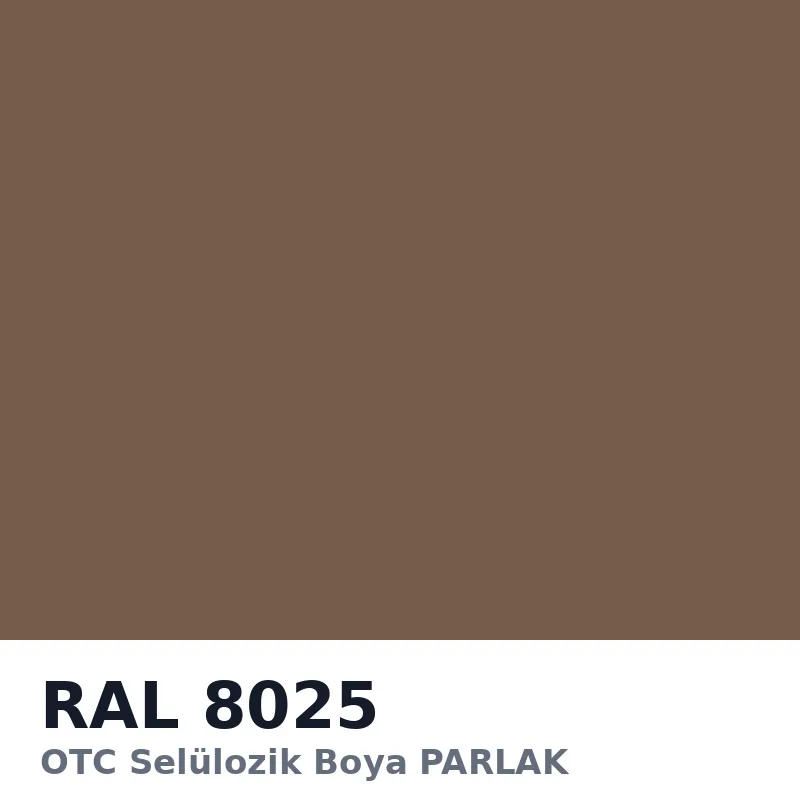 OTC Selülozik Boya PARLAK 18kg RAL8025